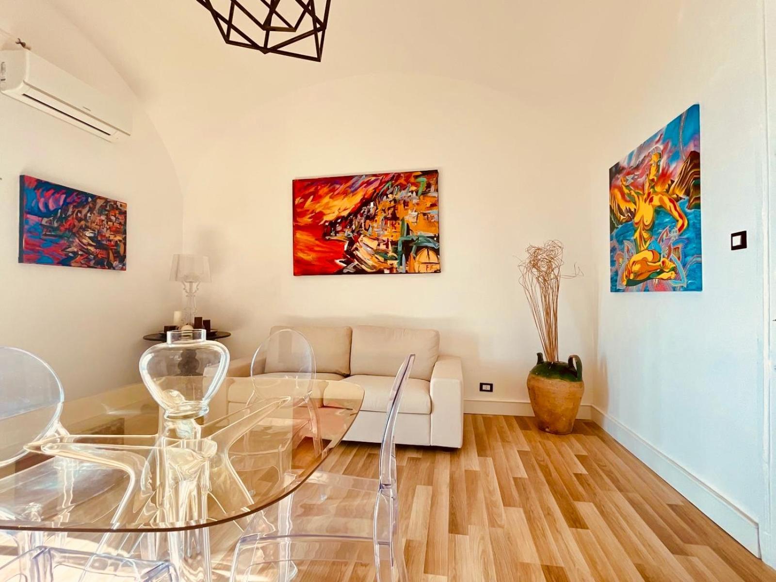 Апартаменты Borgo Virginia - Sea View In Amalfi Coast Виетри Экстерьер фото